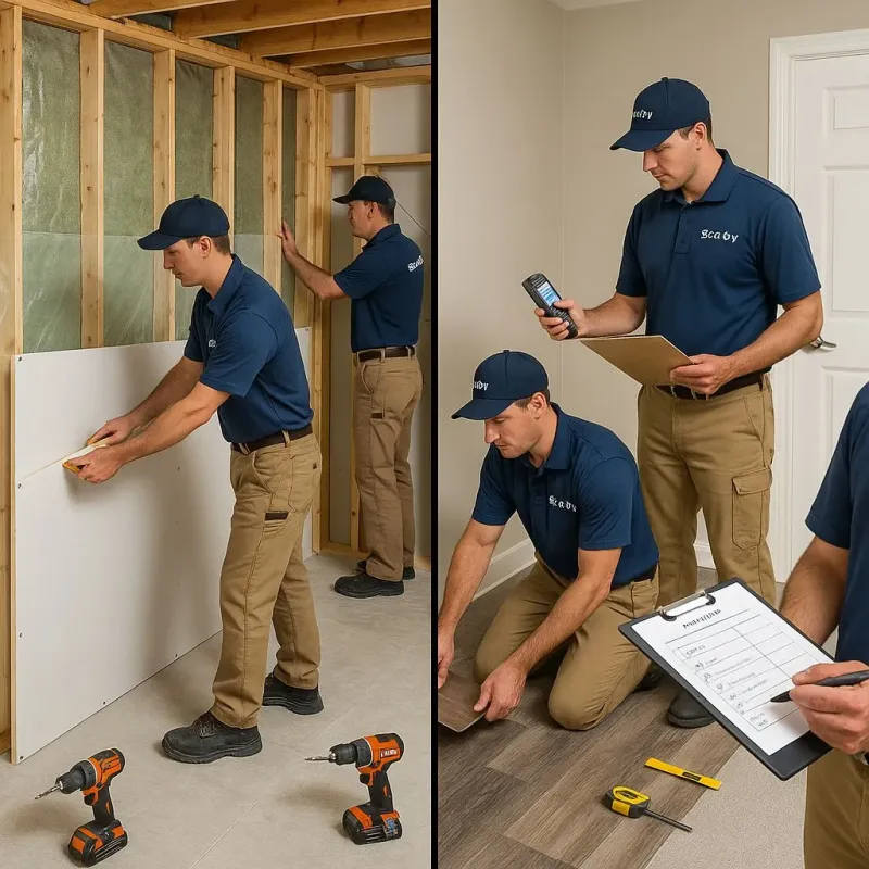 Repairs and Reconstruction process in Gridley, IL
